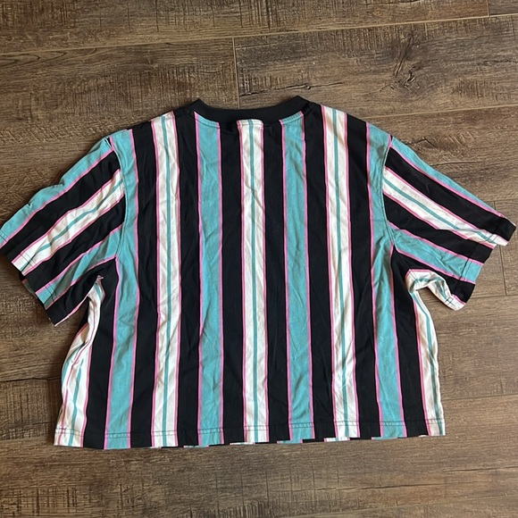 Retro Puma Cropped Striped Tshirt - Picture 4 of 6